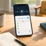 Comment utiliser une application de prise de notes vocales pour transformer un mémo parlé en texte, tâche ou rappel sur smartphone