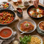 Composer 5 repas simples avec des conserves de tomates sans refaire toujours la même sauce