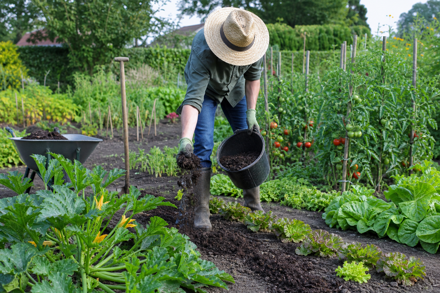 Compost mûr au potager : comment l’utiliser au bon moment et sur quelles cultures l’épandre