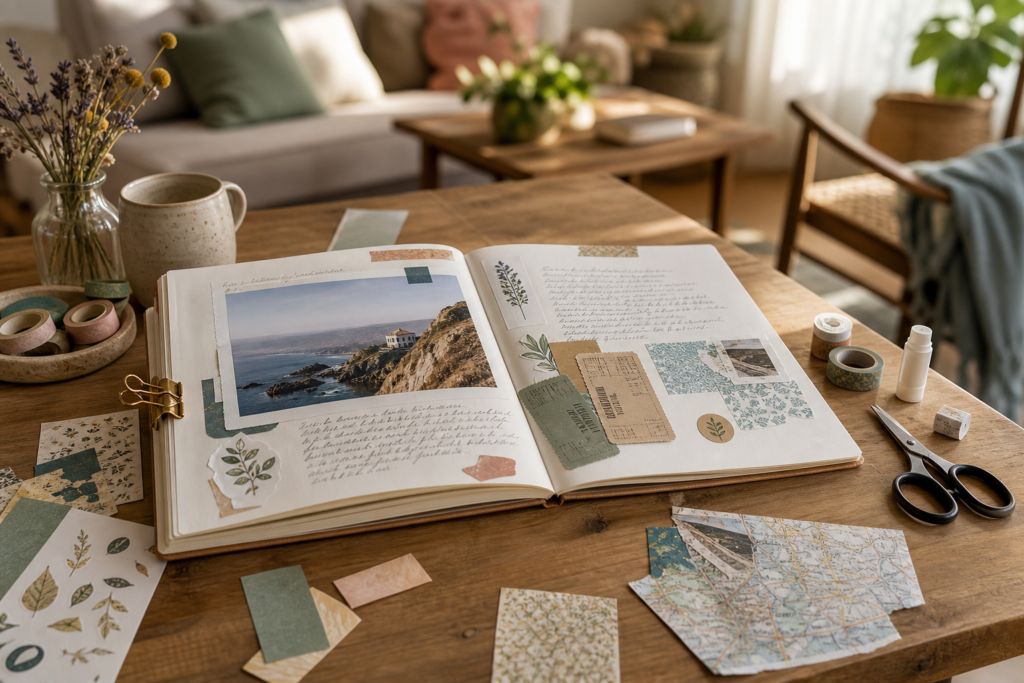 Créer un carnet de voyage créatif à la maison : la méthode simple pour garder vos souvenirs vivants — illustration 1