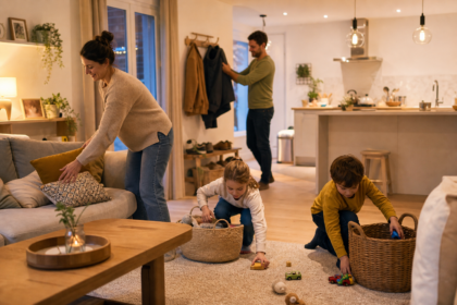 Créer un rituel familial de fin de journée pour remettre la maison en ordre en 15 minutes
