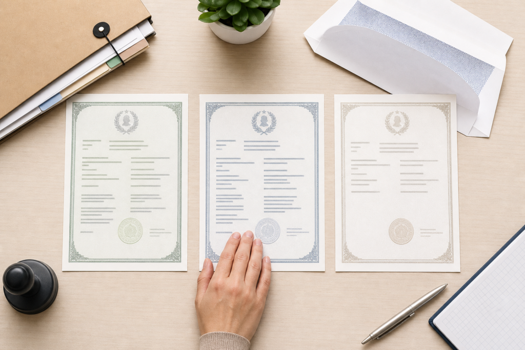 Demander un acte de mariage en ligne : quelle copie choisir selon votre démarche ? — illustration 1