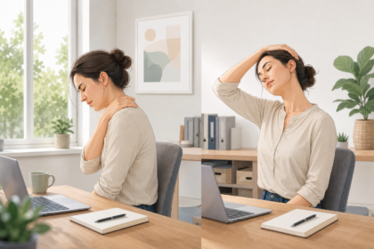 Douleurs de nuque après écran : ajuster sa posture, son écran et ses pauses sans se compliquer la vie