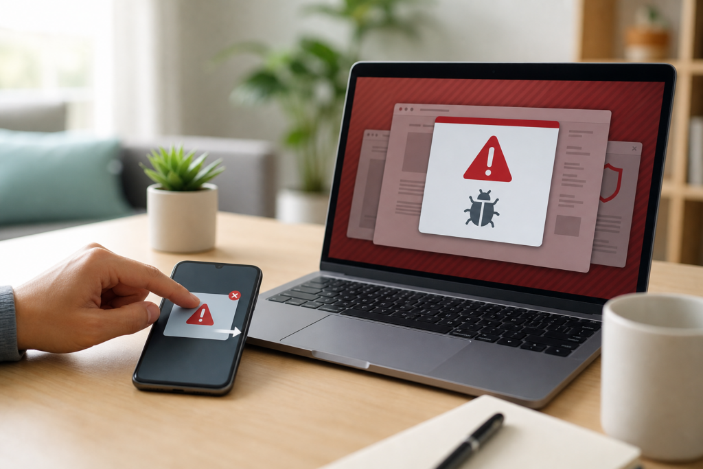 Fausse notification de sécurité : comment la reconnaître et la bloquer sans paniquer — illustration 1