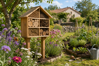 Installer un hôtel à insectes au jardin : où le placer, quoi mettre dedans et comment éviter qu’il reste inutile