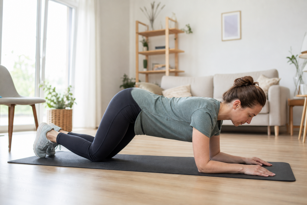 Le gainage débutant en version douce : comment renforcer le centre du corps sans douleur avec 5 exercices simples — illustration 1