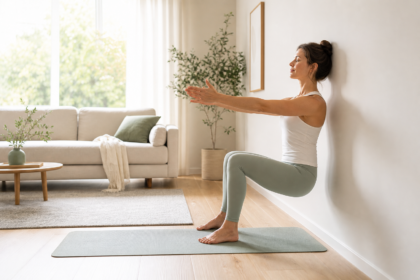 Le Pilates au mur en douceur : comment débuter chez soi avec 3 exercices simples et sans matériel