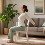 Le yoga sur chaise en douceur : comment commencer à la maison avec 5 postures simples pour bouger sans se fatiguer