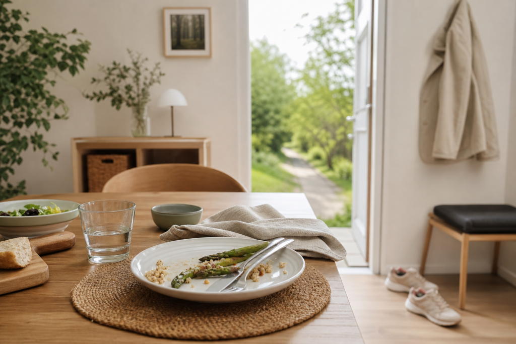 Marcher après les repas : comment intégrer cette habitude simple au quotidien sans faire de sport intense — illustration 1
