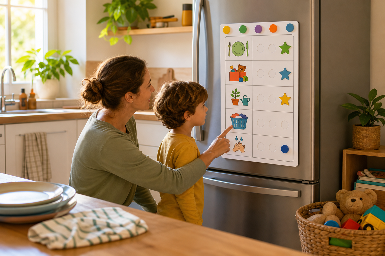 Mettre en place un tableau de responsabilités adapté à l’âge de l’enfant