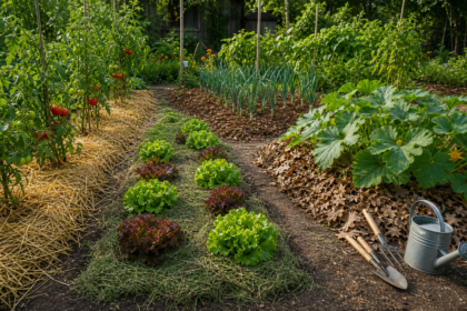 Paillage au potager : comment choisir le bon matériau selon vos légumes et limiter l’arrosage