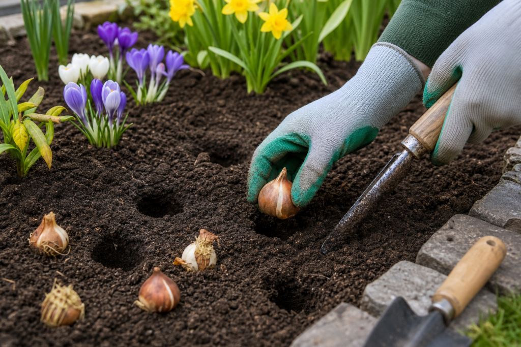 Planter des bulbes d’automne au jardin : choisir les bonnes espèces, la bonne profondeur et l’exposition idéale — illustration 1