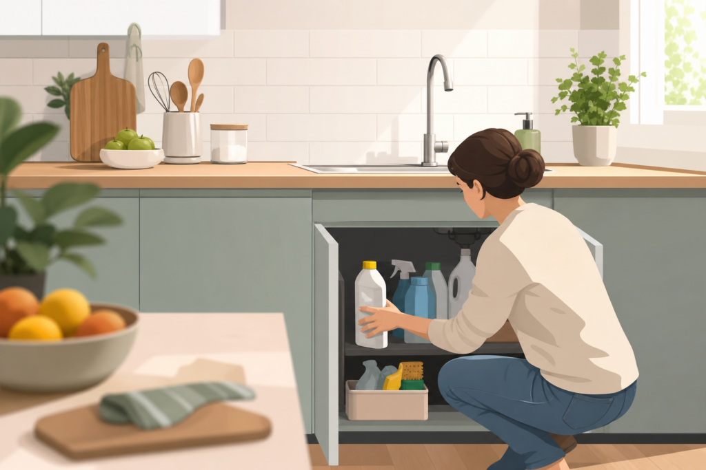 Prévenir les petites intoxications à la maison : 10 gestes simples à adopter dans la cuisine, la salle de bain et le garage — illustration 1