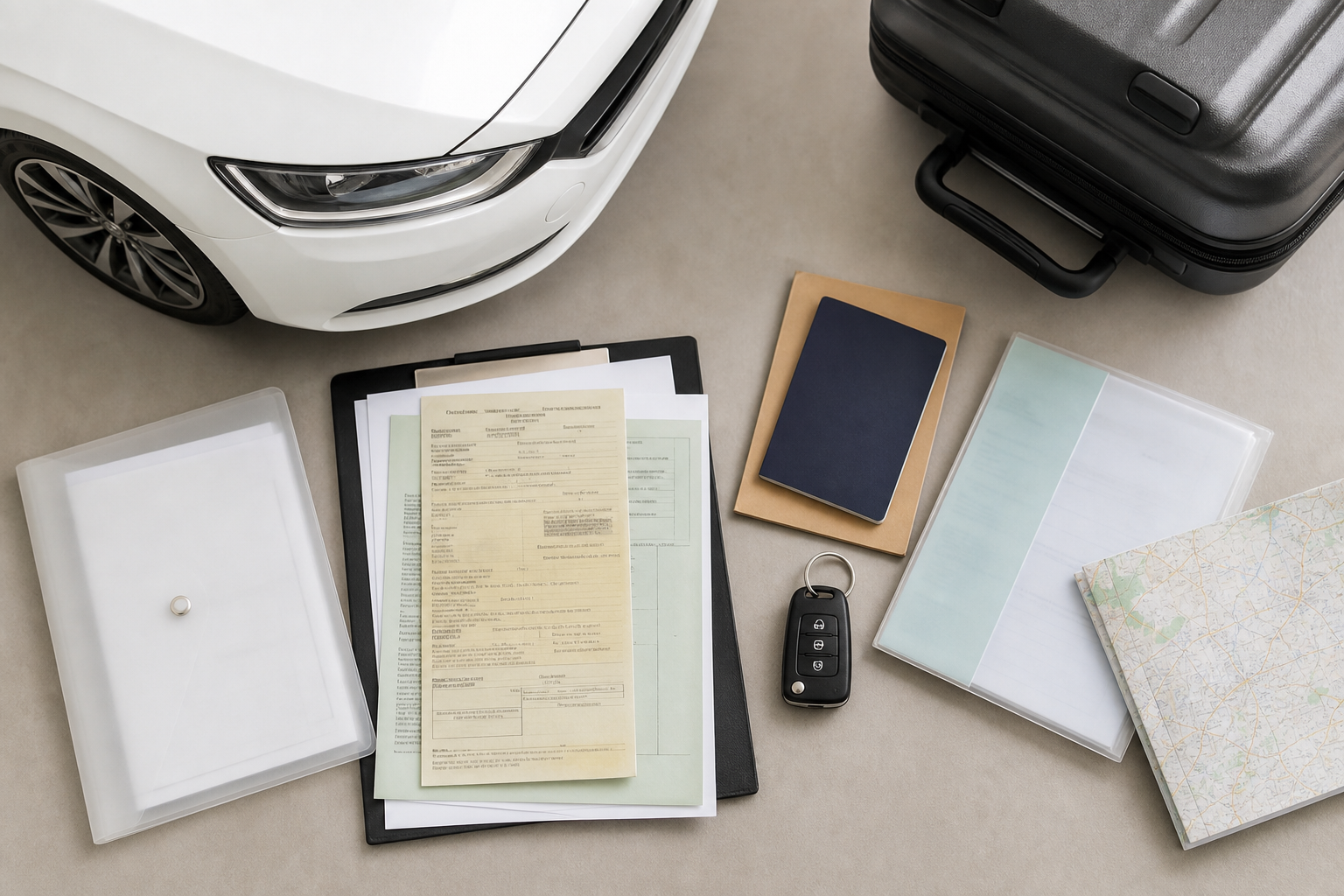 Quitter la France avec sa voiture : les démarches administratives à prévoir avant de partir à l’étranger