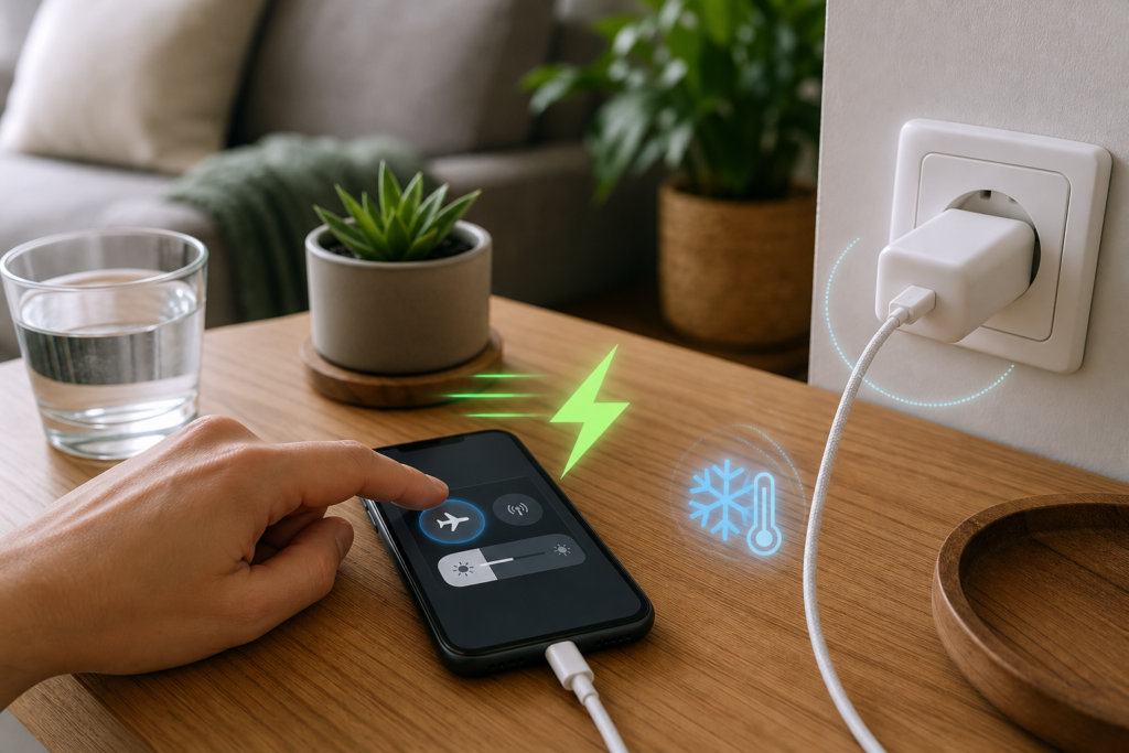 Recharger son smartphone plus vite sans abîmer la batterie : les réglages et bons réflexes à connaître — illustration 1