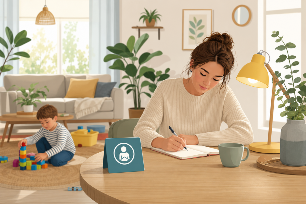 Réduire les interruptions à la maison : créer un signal de concentration simple et respecté — illustration 1