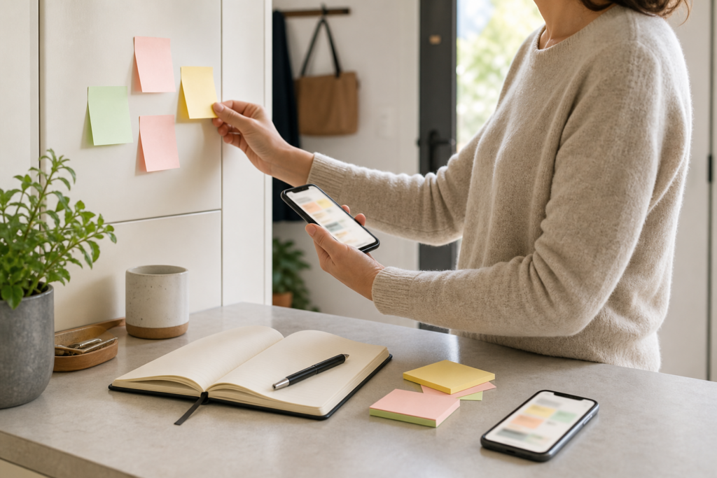 Remplacer les post-it papier au quotidien : comment choisir entre Notion, Google Keep et OneNote sans perdre ses idées — illustration 1