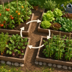 Rotation des cultures dans un petit potager : la méthode simple sur 3 ou 4 parcelles
