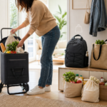 Sac à dos, sac cabas ou panier à roulettes : quel format choisir pour faire ses courses sans se fatiguer ?