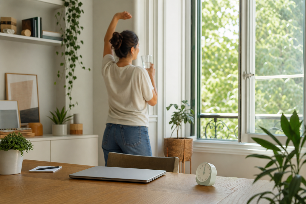 Télétravail et réunions enchaînées : créer un sas de 10 minutes entre deux visios pour rester concentré — illustration 1
